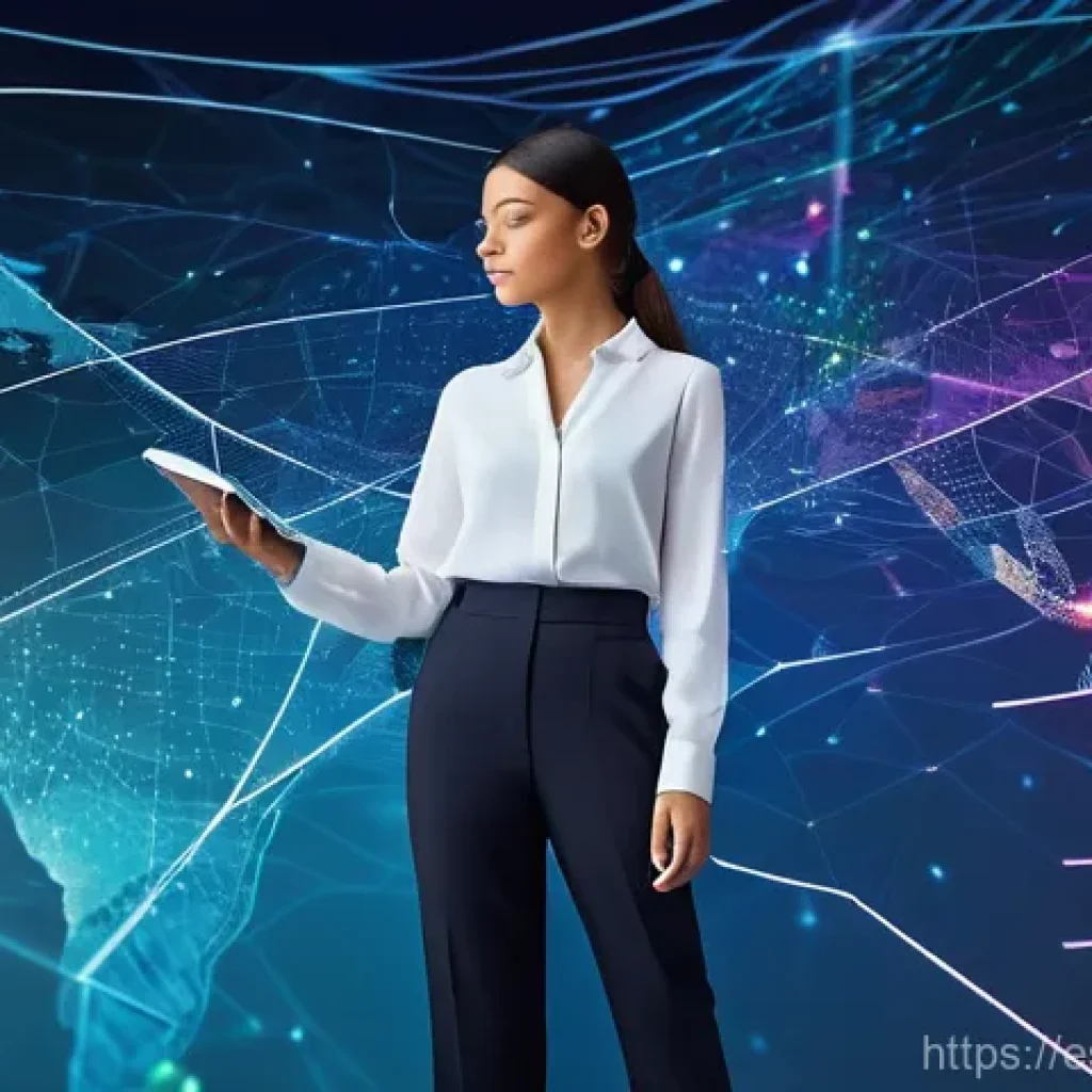 인터넷정보검색 자격증 취득을 위한 추천 학습 자료 - **Digital Empowerment and Navigation:** A confident young professional, dressed in smart business ca...